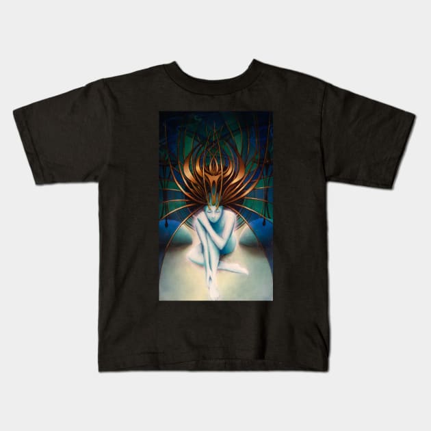 Spiderling Kids T-Shirt by TinBennu